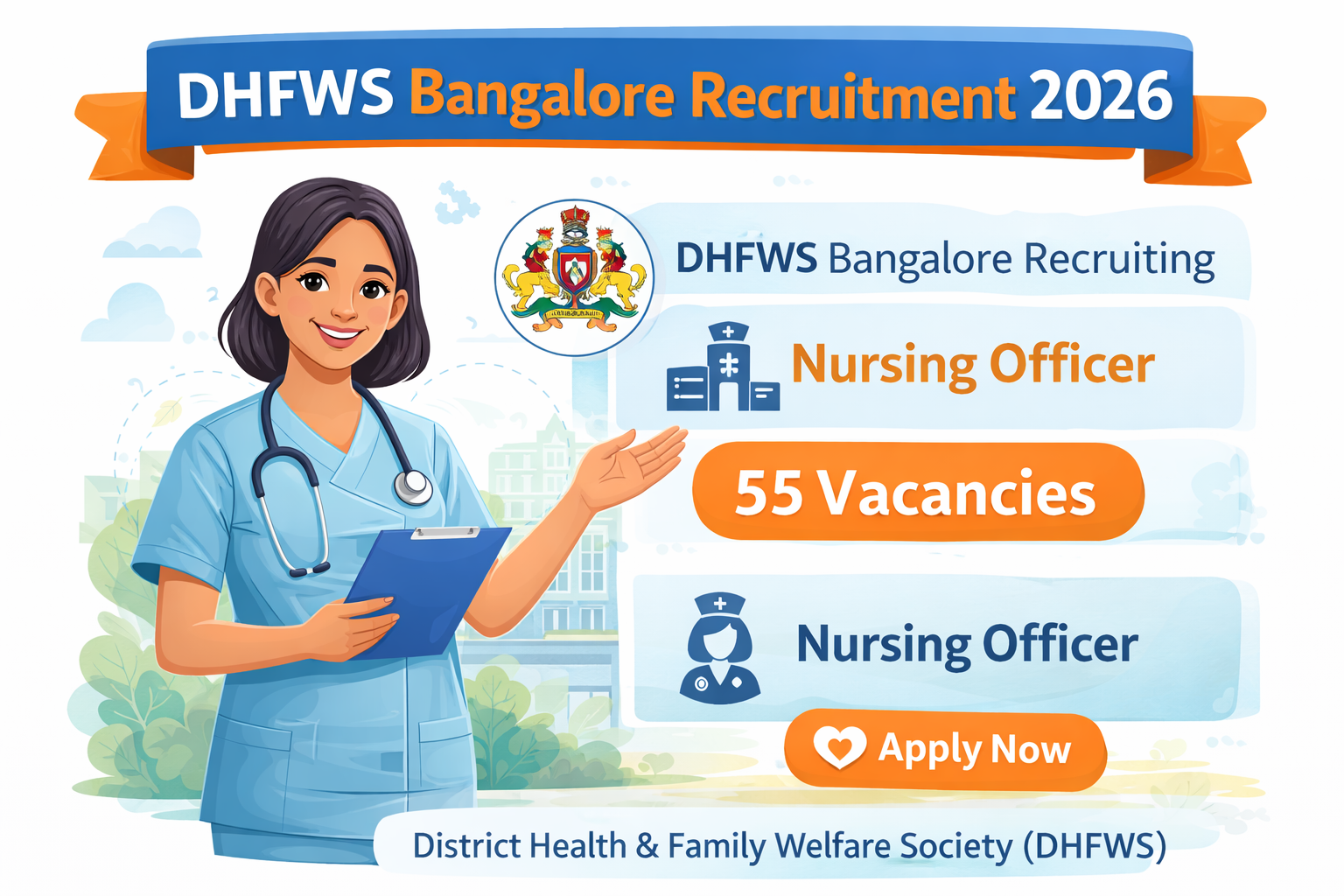 DHFWS Bangalore Recruitment 2026