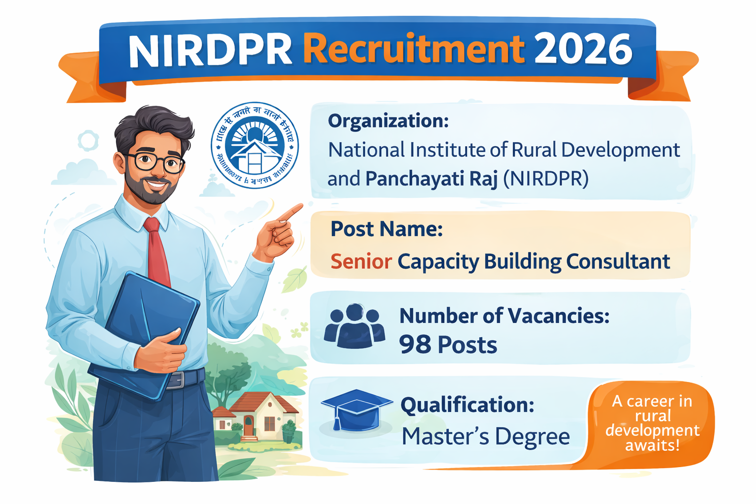 NIRDPR Recruitment 2026
