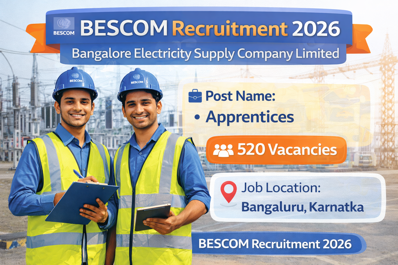 BESCOM Recruitment 2026