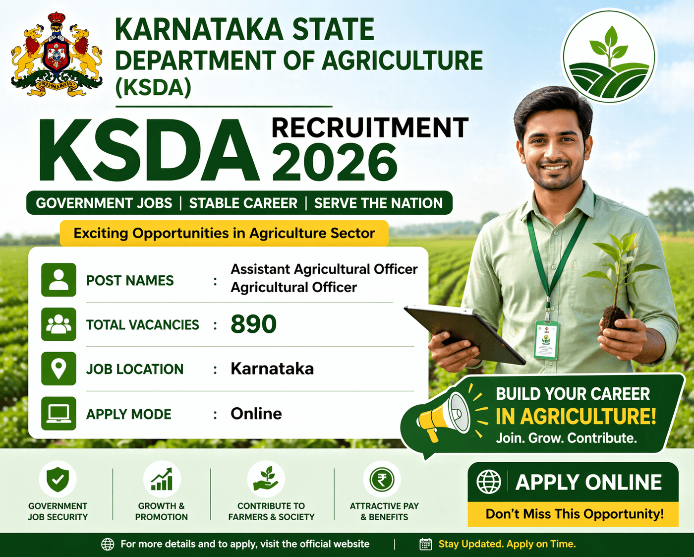 KSDA Recruitment 2026